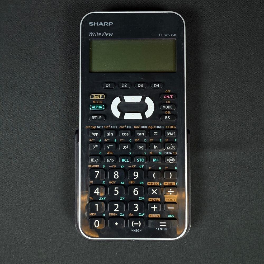 Sharp WriteView Scientific Calculator EL-W535X With Cover